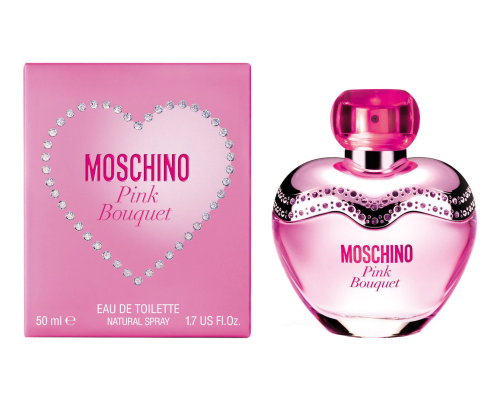 MOSCHINO Pink Bouquet Туалетная вода 50 мл, Тип: Туалетная вода, Объем, мл.: 50 , изображение 2