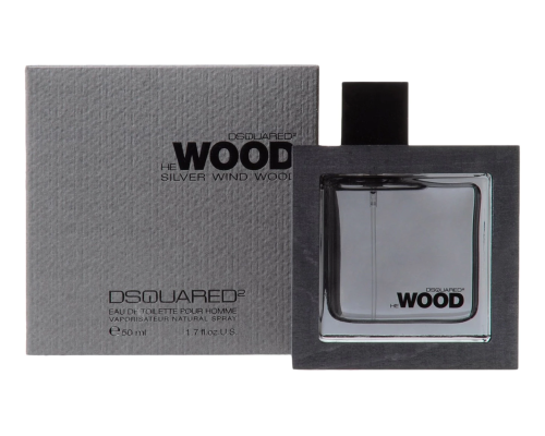 DSQUARED2 He Wood Silver Wind Wood Туалетная вода 100 мл, Тип: Туалетная вода, Объем, мл.: 100 , изображение 2