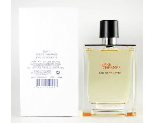 HERMES Terre d'Hermes Eau de Toilette Туалетная вода тестер 100 мл, Тип: Туалетная вода тестер, Объем, мл.: 100 