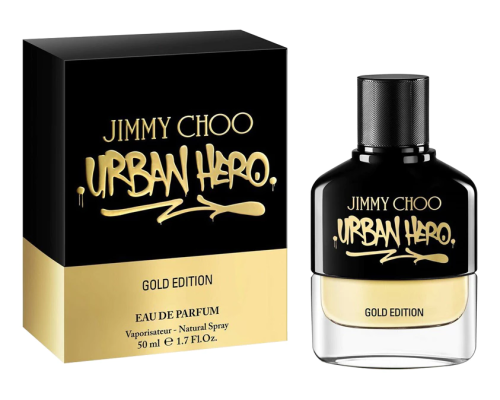 JIMMY CHOO Urban Hero Gold Edition Туалетные духи 50 мл, Тип: Туалетные духи, Объем, мл.: 50 