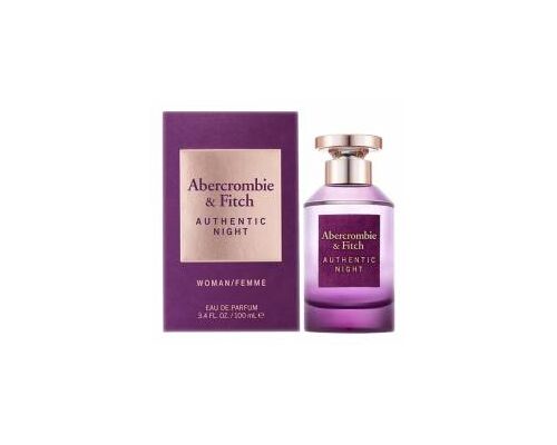 ABERCROMBIE & FITCH Authentic Night Femme Туалетные духи тестер 100 мл, Тип: Туалетные духи тестер, Объем, мл.: 100 