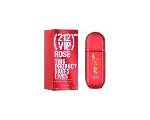 CAROLINA HERRERA 212 VIP Rose Red Туалетные духи тестер 80 мл, Тип: Туалетные духи тестер, Объем, мл.: 80 